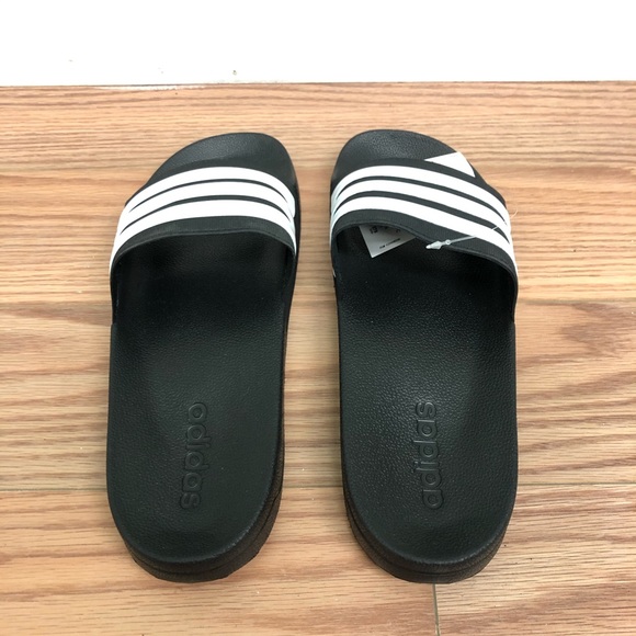 Adidas | Men's Adilette Shower Slides | Black - Picture 3 of 4